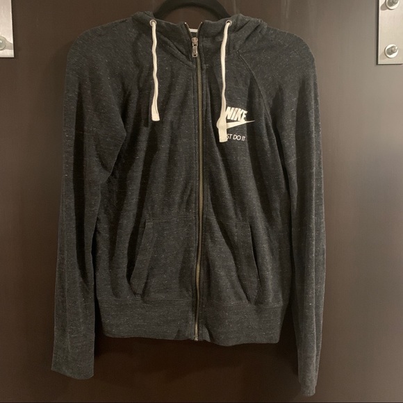 Nike Sportswear Heather Dark Gray Jacket Size S - Picture 1 of 6